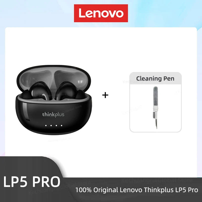 THINKPLUS™ LP5 PRO | Wireless Bluetooth 5.4 TWS Earbuds – High Fidelity Sound, Gaming & Sports Headset with Mic, Long Battery Life (2025)
