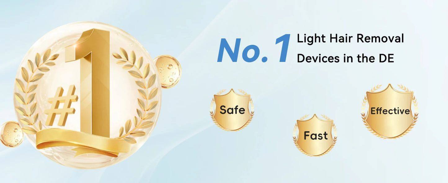 JOOYEE™️Hair Removal Laser IPL 22 Unlimited IGBT 5.2 cm² light Quick Flashes Painless Epilator Face Armpit Bikini Laser