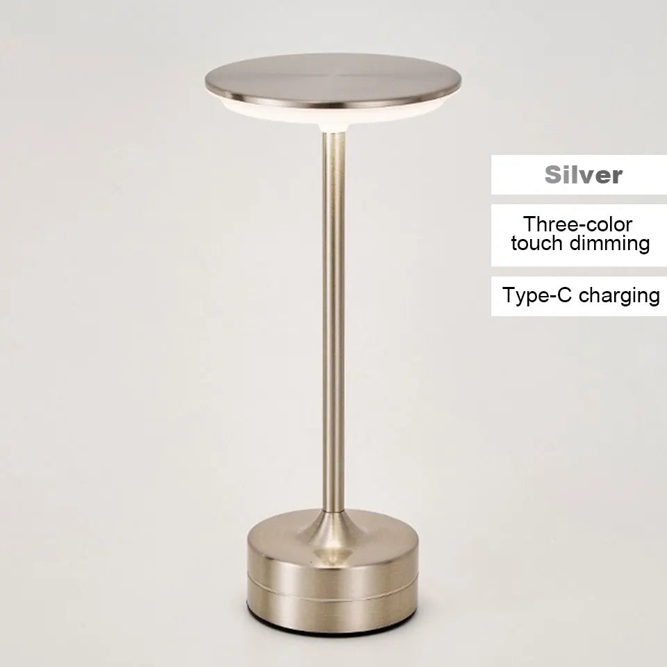 FEIE™ |LED Table Lamp, Touch Sensor Night Light, USB, Rechargeable Portable Bedroom Night Light, Wireless Reading Lamp