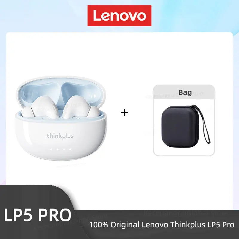 THINKPLUS™ LP5 PRO | Wireless Bluetooth 5.4 TWS Earbuds – High Fidelity Sound, Gaming & Sports Headset with Mic, Long Battery Life (2025)