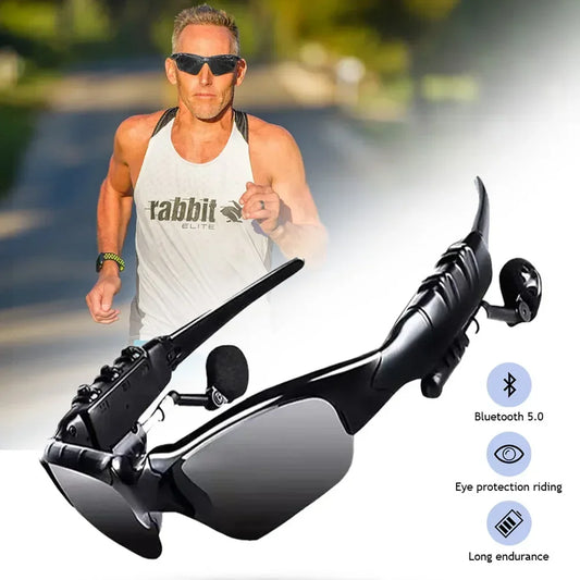 BEAT BOX HEADPHONES™ Stereo Bluetooth Headphones Polarized Sunglasses Outdoor Sports Cycling Audio Glasses Surround Sound Headphones Music & Call