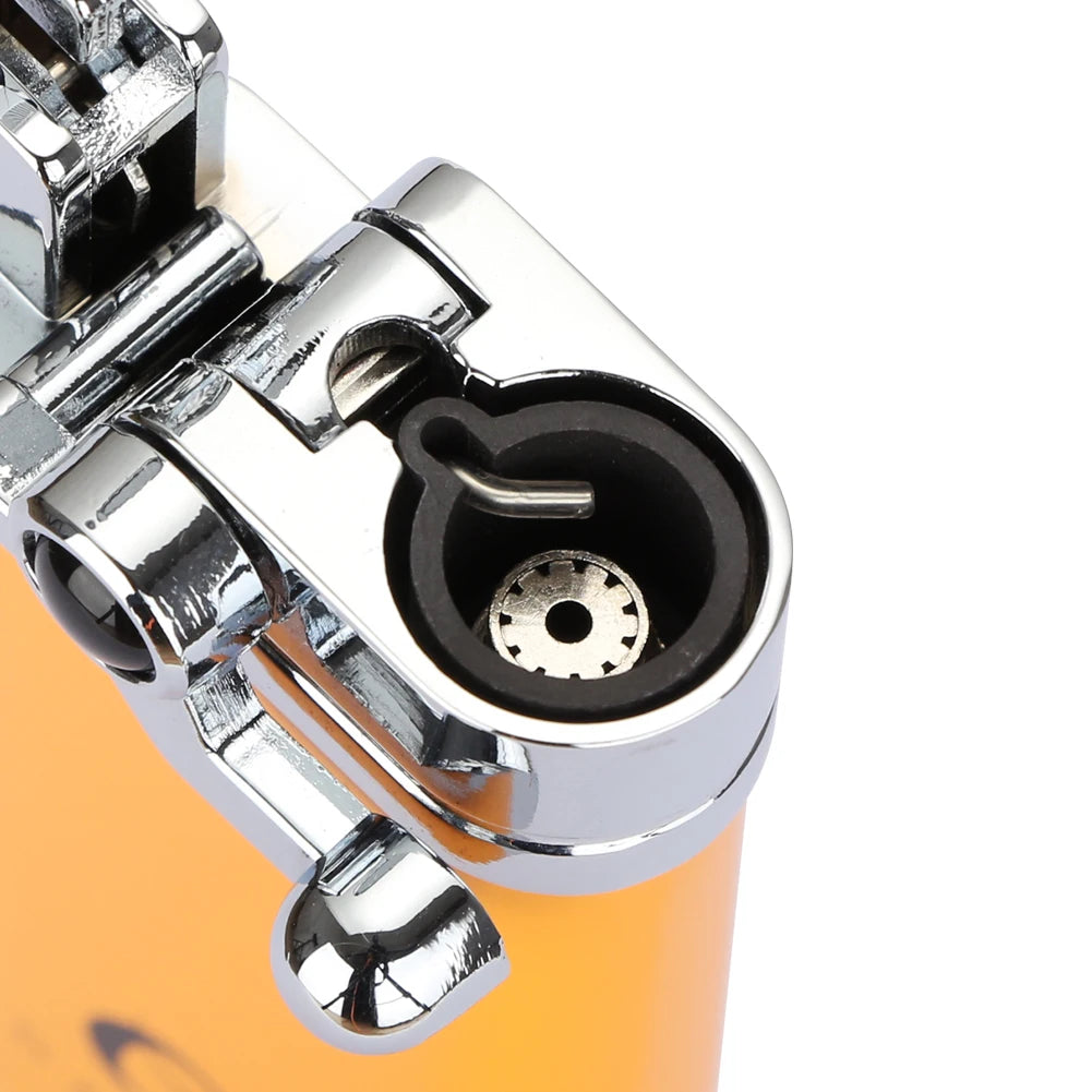 GALINER™ Jet Cigar Lighter Torch Flame Lighters Smoking Accessories Cigar Punch Metal Butane Lighter Gas Refill