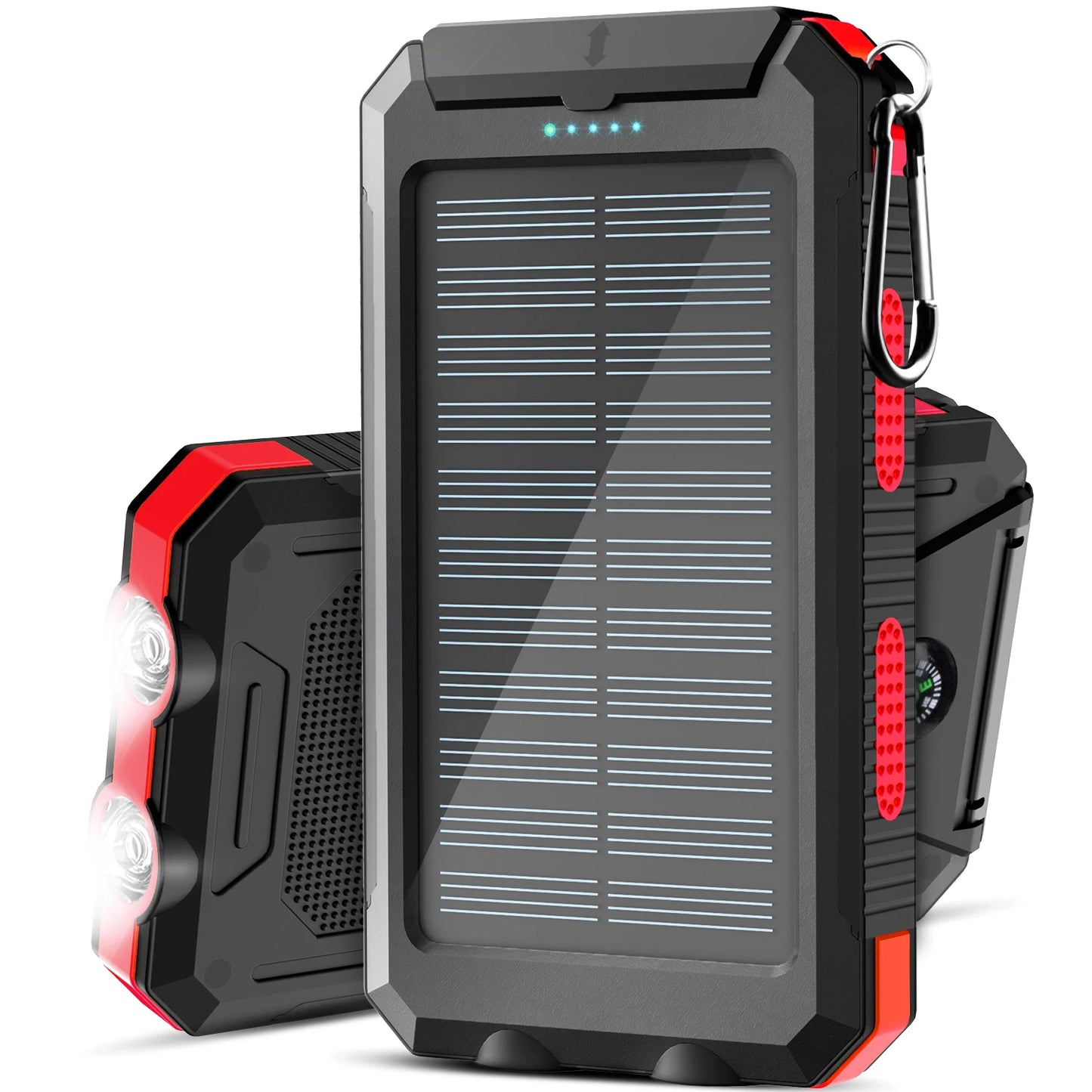 SOLUPUP™ |Waterproof Outdoor Solar Power Bank (38800mAh) Dual USB, for Outdoor Travel/Camping, Solar Mobile Phone Charger