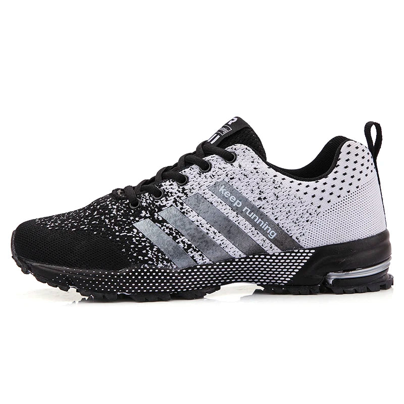 KEEP RUNNING™ new 2025 Men's and women's flats fashion casual sneakers couple walking shoes plus size breathable fitness running shoes men shoes