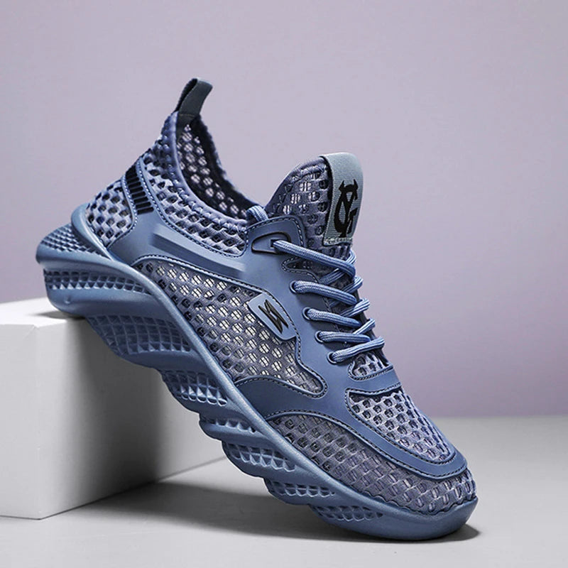 U FASHION™ NEW 2025 Outdoor Fishing Wading Shoes Summer Thin Breathable Mesh Hollowed Out Shoes for Men's Lightweight Sneakers Sports Running Shoes
