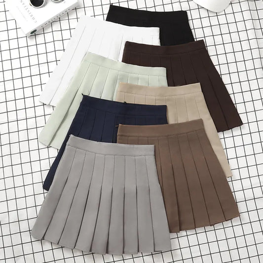 SKIRTING THE ISSUE™ |Trendy Cute Skirt for Ladies, Summer Clothes, Women's High Waist Harajuku Korean Style