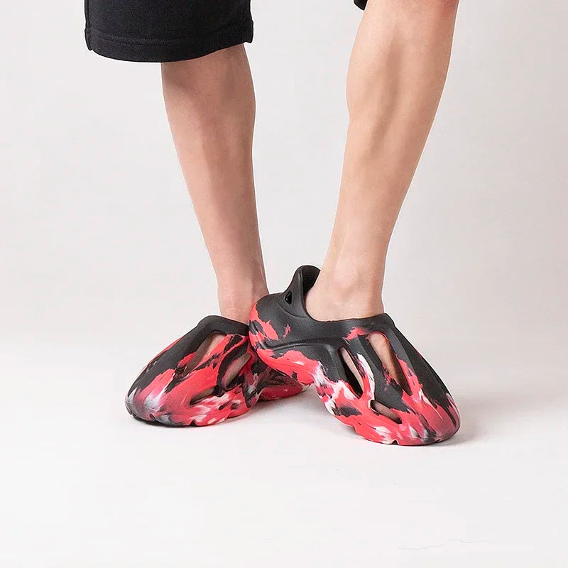 FLIPFLOP ™️Summe Men Women Slippers Camouflage Platform Outdoor Clogs Shoe Beach Sandals Male Soft EVA Indoor Home Slides Lover Flip Flops