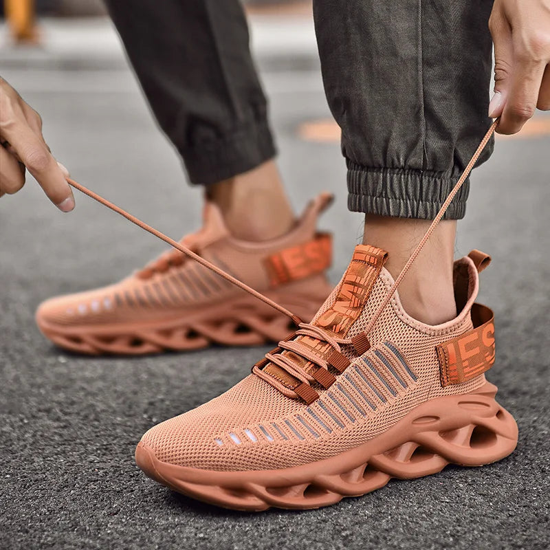 FOOTLUX™ Men Shoes Comfortable Sneakers Breathable Running Shoes for Women Mesh Tennis Sports Shoes Outdoor Air Waling Casual