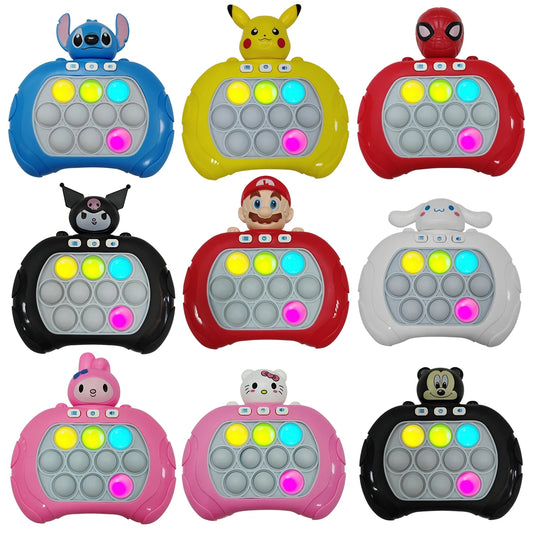 POPUP ™ 2025 New Pikachu, Quick Push Game Pop Up Fidget Bubble Electronic Pop it Pro Game Light Antistress Toys for Adult Kids Gift 2024