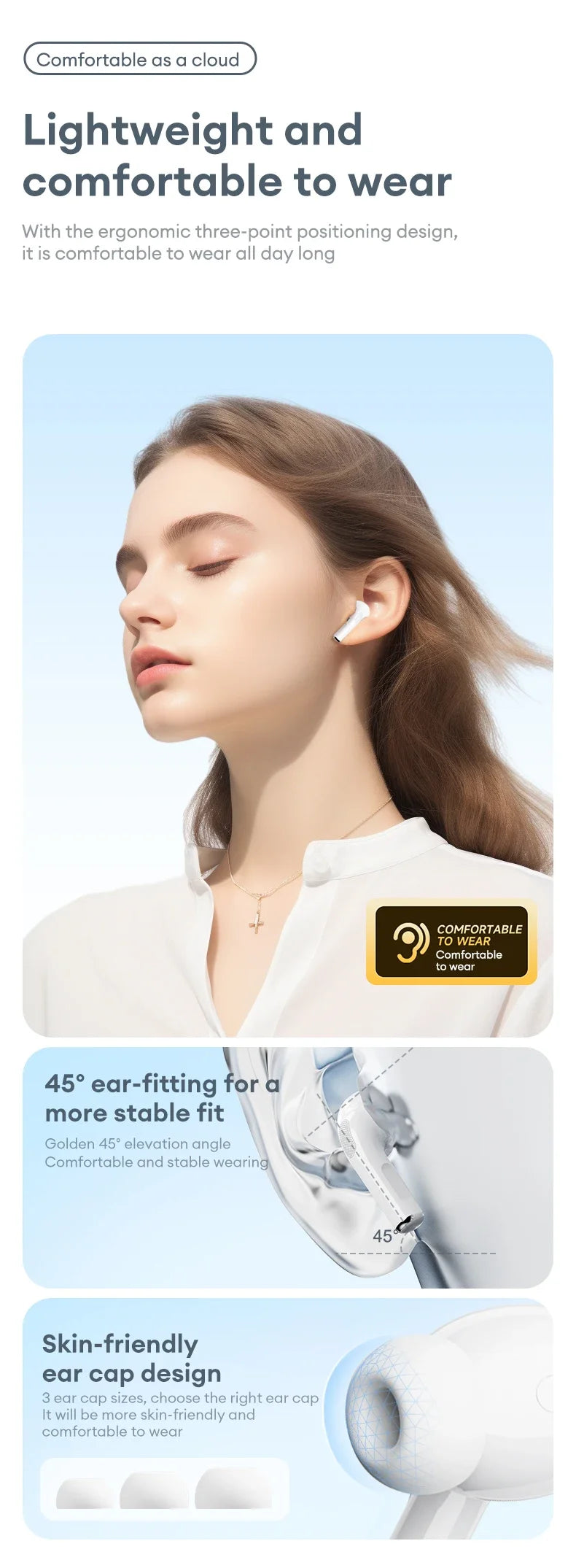 THINKPLUS™ LP5 PRO | Wireless Bluetooth 5.4 TWS Earbuds – High Fidelity Sound, Gaming & Sports Headset with Mic, Long Battery Life (2025)