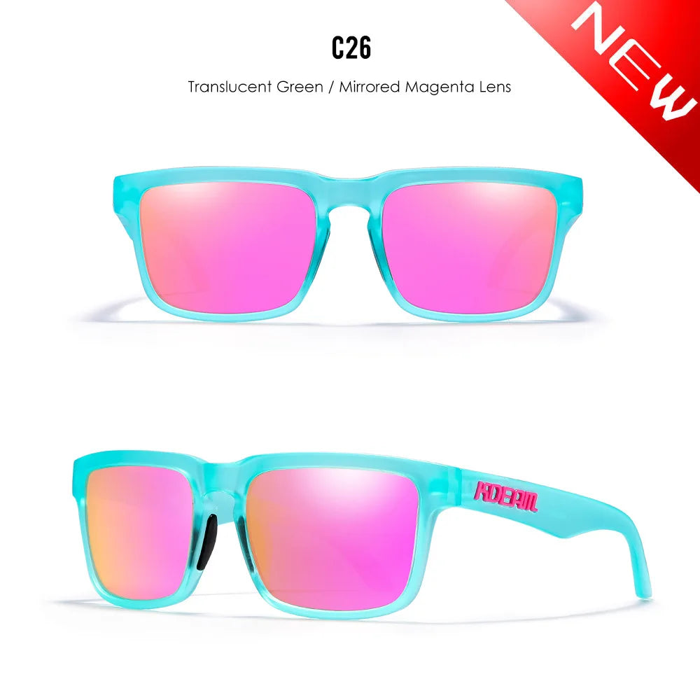 2025 KDEAM™️ Polarized Sunglasses for Men Women Fashion Unisex Brand Trendy Outdoor Eyewear for Couple Mirror red lens