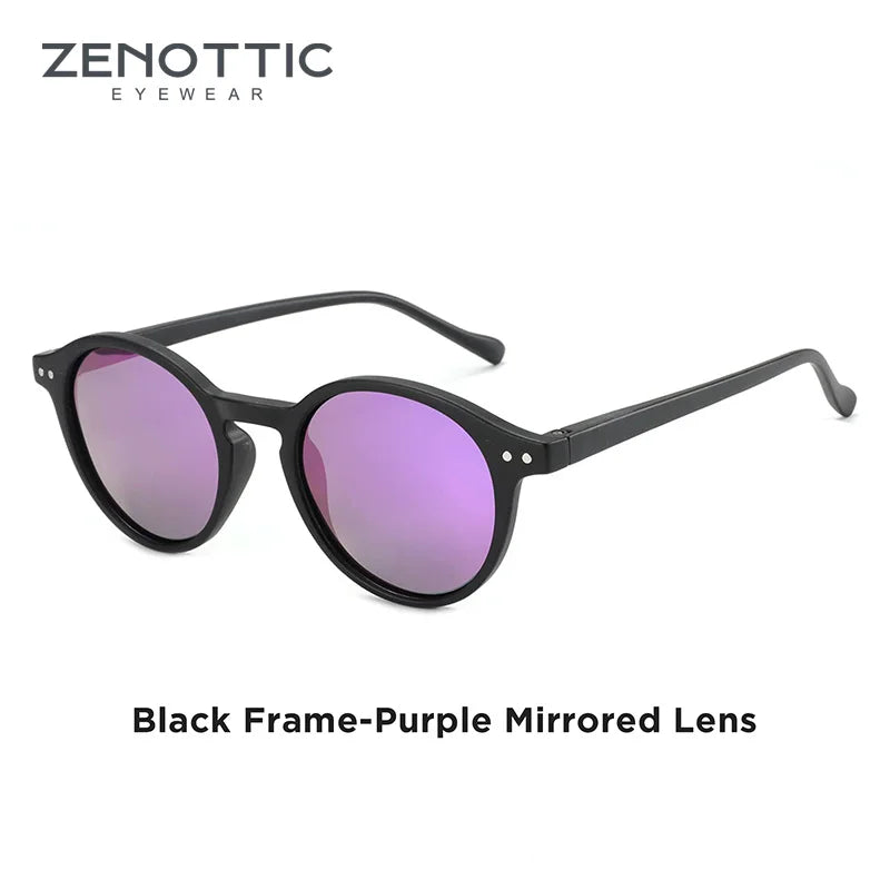 ZENOTTIC ™️ (S Size) Retro Circular Polarized Sunglasses 2025 Men/ Women Vintage Small Round Sunglasses UV400 Goggles Shades