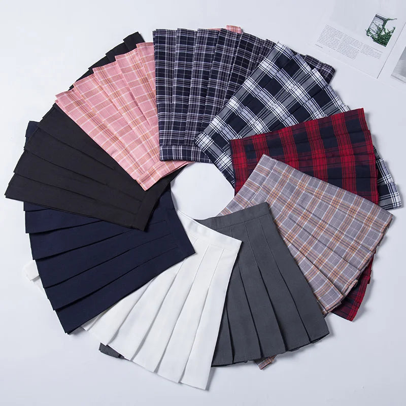 SKIRTING THE ISSUE™ |Trendy Cute Skirt for Ladies, Summer Clothes, Women's High Waist Harajuku Korean Style