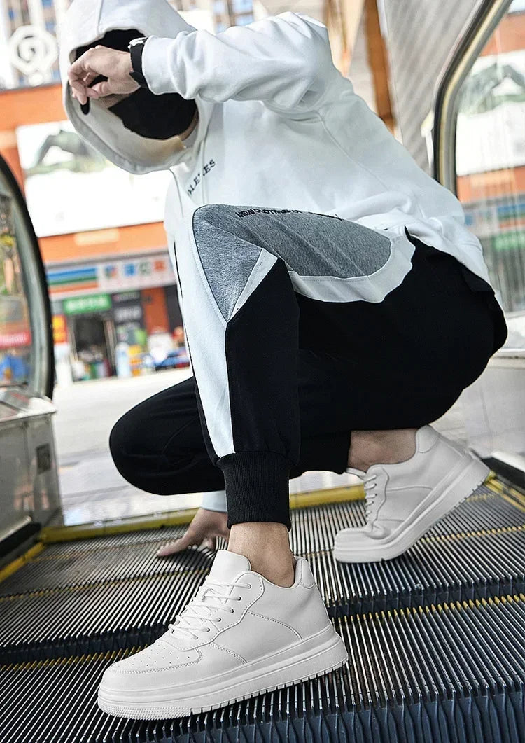 SHOIGHT™ | NEW Height Increasing Shoes for Men, 10cm, Invisible White Elevator Sneakers Perfect if You're Trying to Increase in Height