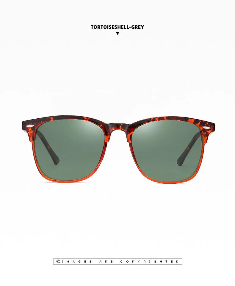 MIRO™ New Polarized Sunglasses, Classic Retro Men Sunglasses, Outdoor Sunglasses, UV400 Plastic Square Trending Shades Eyewear