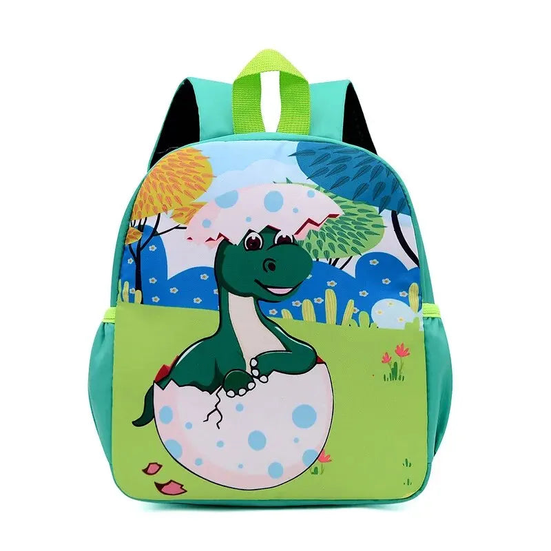 Cartoon ™ Cute Dinosaur/Mermaid Printed Schoolbags Trendy Waterproof Kindergarten Primary School Bookbag Student Backpack