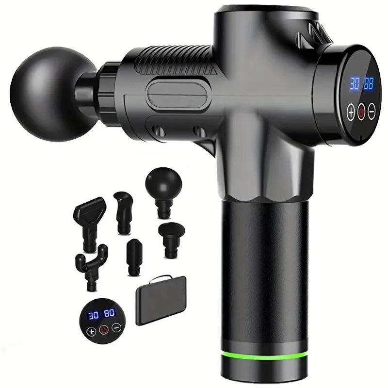 FODRK™ | Electrical Massage Gun, for Body, Neck, Back, Shoulder, etc. Deep Tissue Muscle Relaxation Fitness Tool