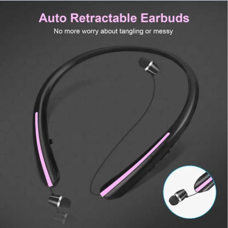 POPS ON HEADPHONES™ Neckband Bluetooth Headphone Earphone For LG HBS900 Sports Earbuds Hifi Stereo Bass Wireless Headset Waterproof