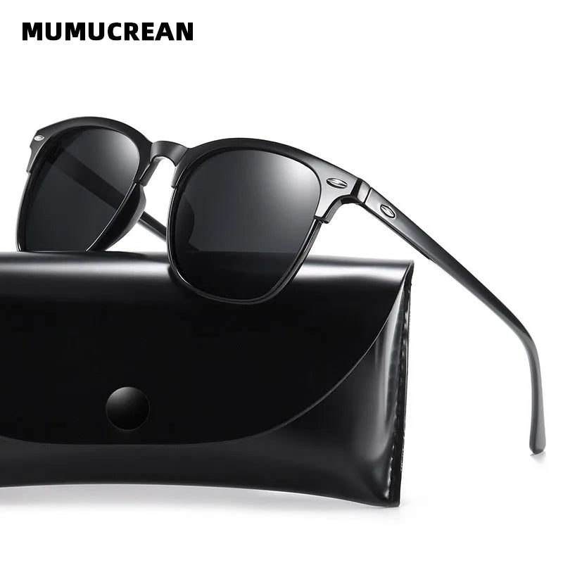 MIRO™ New Polarized Sunglasses, Classic Retro Men Sunglasses, Outdoor Sunglasses, UV400 Plastic Square Trending Shades Eyewear