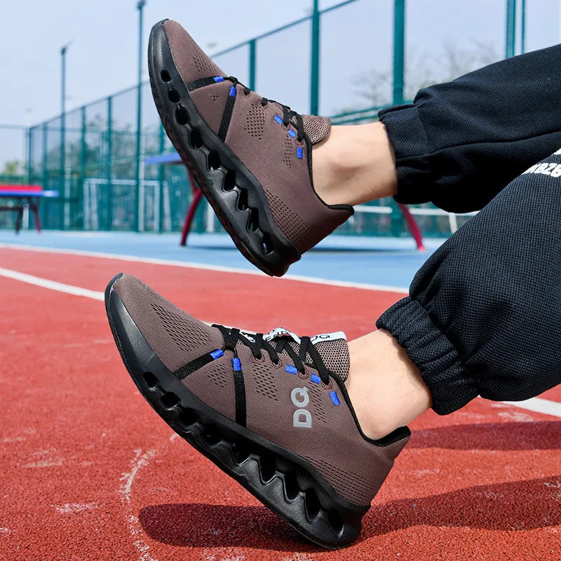 STRONGSHEN™️ Lightweight Men Sneakers Outdoor Running Sports Shoes for Men Comfortable Breathable Mesh Athletic Training Gym Shoes