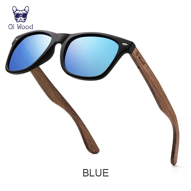 Oi Wood™️ Brand Natural Wooden Sunglasses Men Polarized Fashion Sunglasses Original Wood Oculus De Sol Mascolino New TR90 Frames