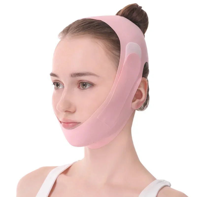 NEST ™️ Reusable Face Slimming Bandage V Line Face Shaper Women Chin Cheek Lift Up Belt Facial Massage Strap Face Skin Care Beauty Tools