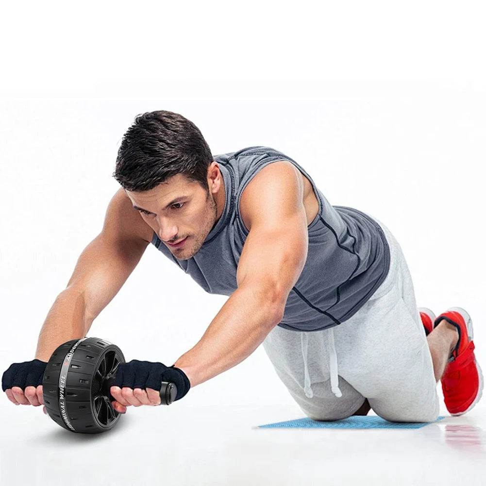ABEX™AB Roller Slide ABS Exercise, Abs Workout Wheel Roller Home Non-Slip Training Equipment No Noise Gym Strength Workouts ABS Roller