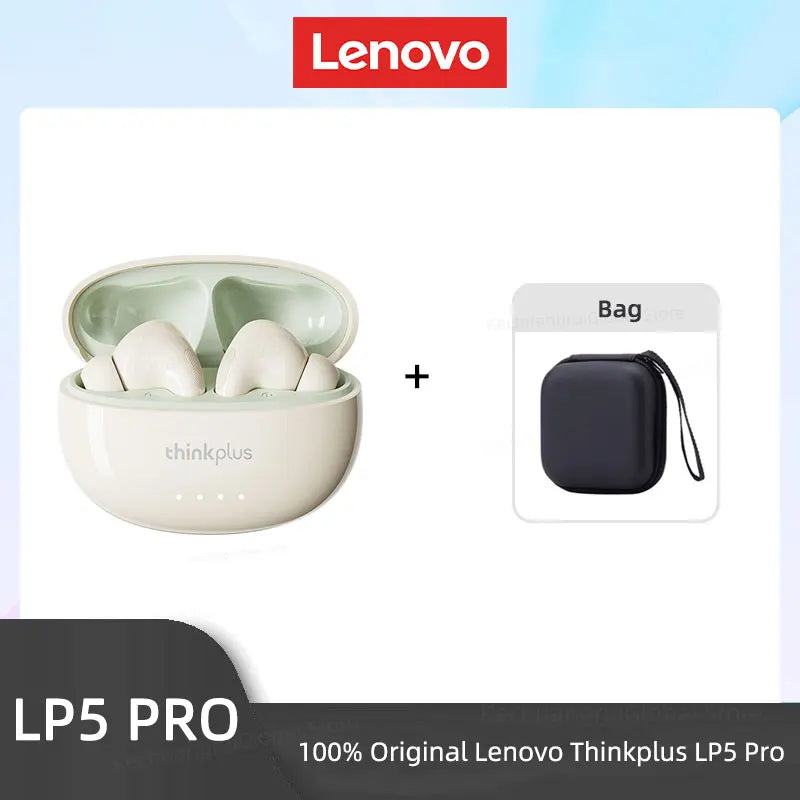 THINKPLUS™ LP5 PRO | Wireless Bluetooth 5.4 TWS Earbuds – High Fidelity Sound, Gaming & Sports Headset with Mic, Long Battery Life (2025)