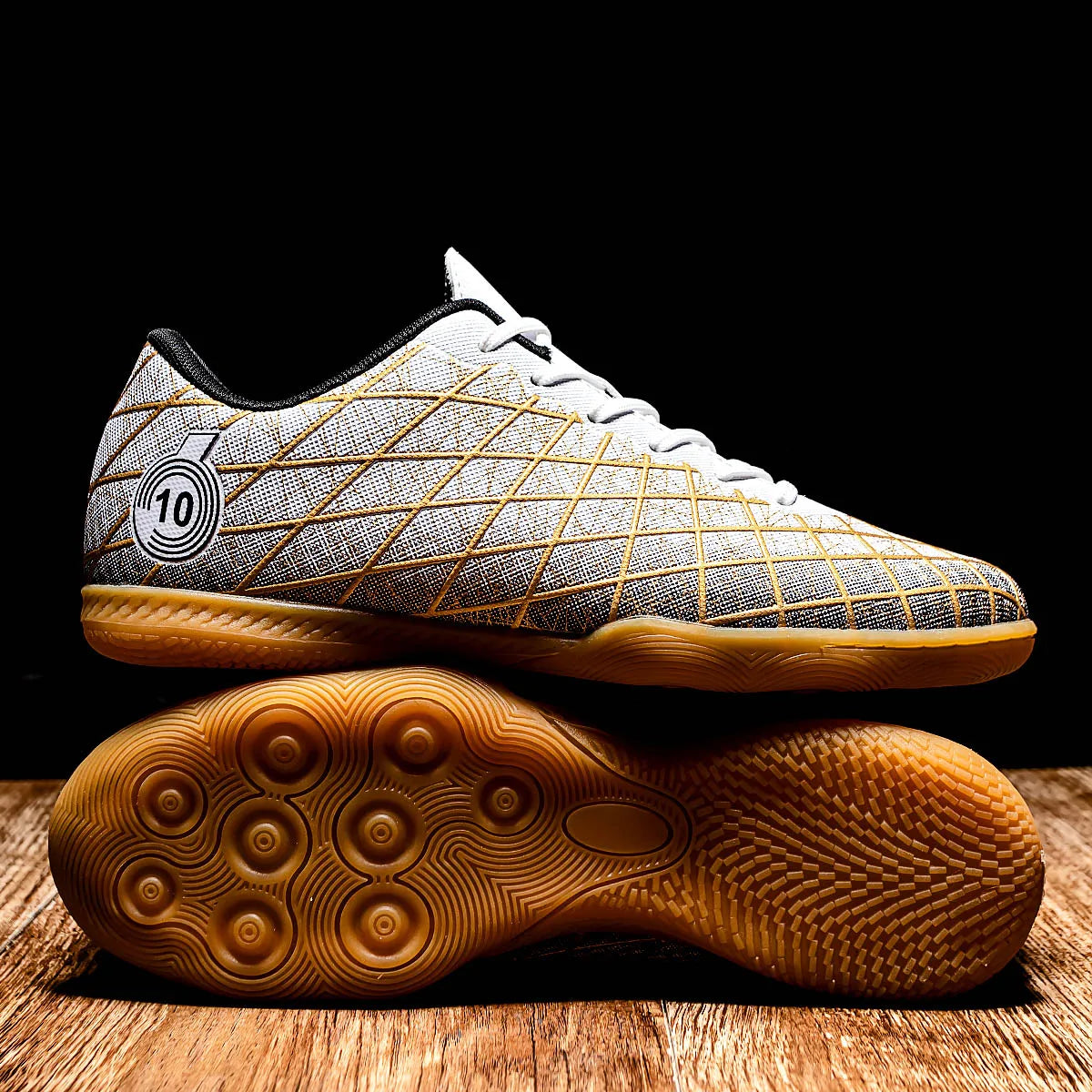 INDOOR™ Men Futsal Football Boots Indoor Football Boots Society Sports Cleats Casual Professional Training High Quality Football Shoes