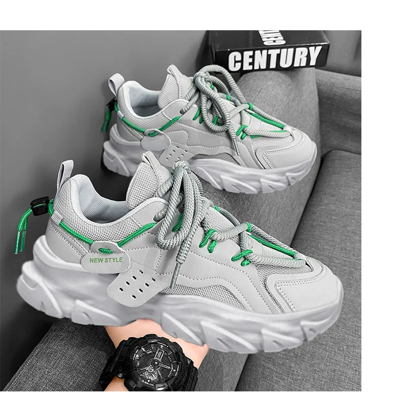 LETCOMFIT™| Men's Breathable Thick Soled Casual Shoes, Outdoor Sneakers for Running, Can Use During all Seasons