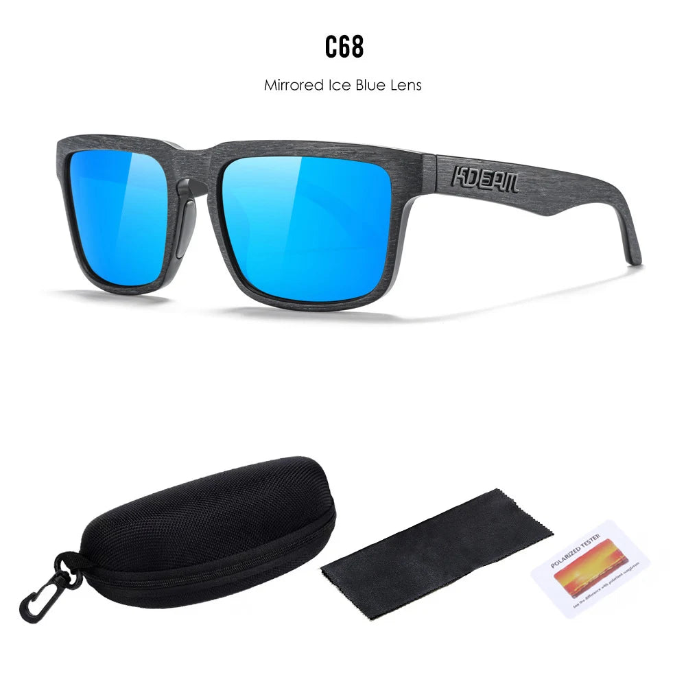 2025 KDEAM™️ Polarized Sunglasses for Men Women Fashion Unisex Brand Trendy Outdoor Eyewear for Couple Mirror red lens