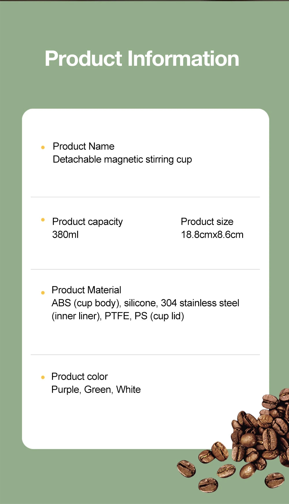 HUG IN A MUG™ |Automatic Stirring Cup, Rechargeable, Magnetic Mixer, Stainless Steel Coffee Mug