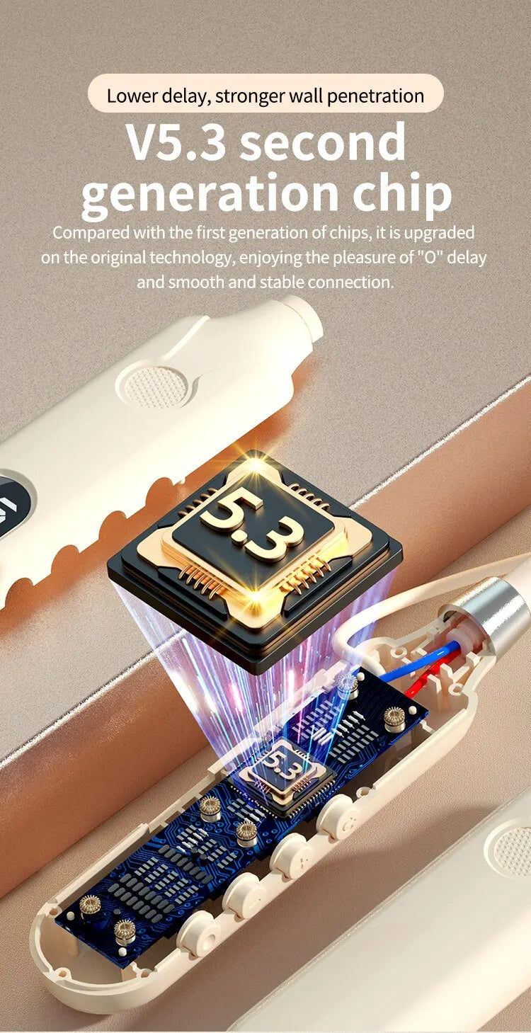 SWEET HEADPHONE SOUNDS™Neckband BT-12 Wireless Bluetooth Earphones Headphones Outdoor Sports Headset with Display Touch Control Earbuds for Music