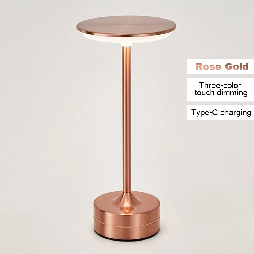 FEIE™ |LED Table Lamp, Touch Sensor Night Light, USB, Rechargeable Portable Bedroom Night Light, Wireless Reading Lamp