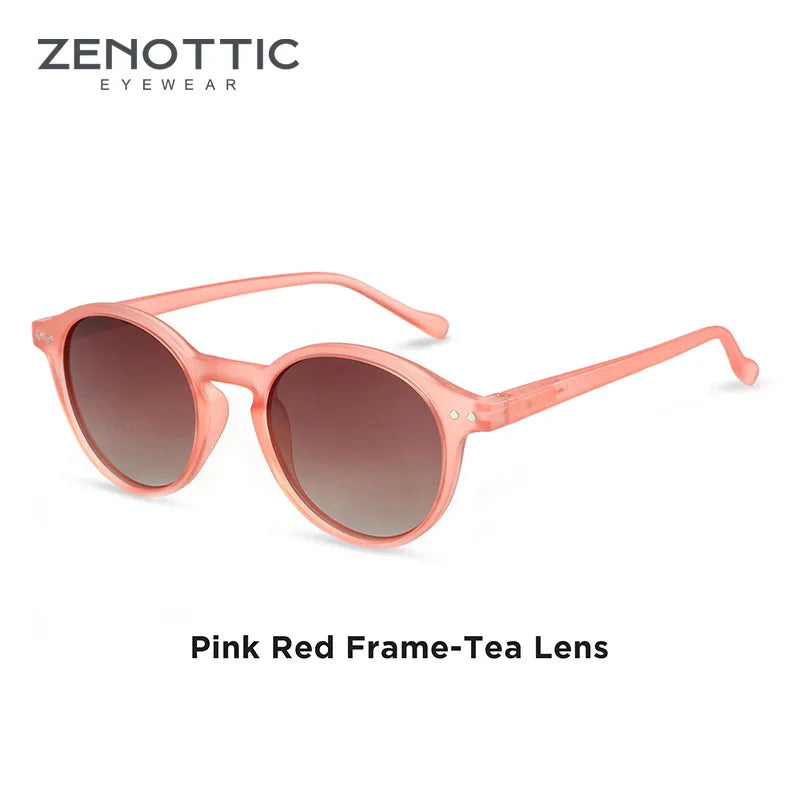 ZENOTTIC ™️ (S Size) Retro Circular Polarized Sunglasses 2025 Men/ Women Vintage Small Round Sunglasses UV400 Goggles Shades