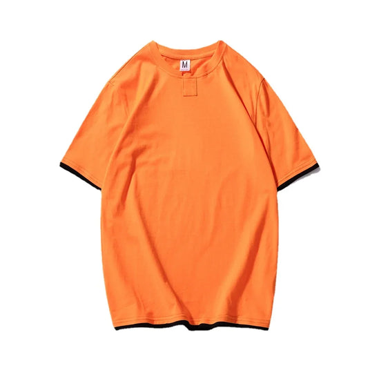 Cotton KB ™️️ New TSHIRT, short sleeve men solid t-shirt o-neck soft solid cotton breathable men t-shirt