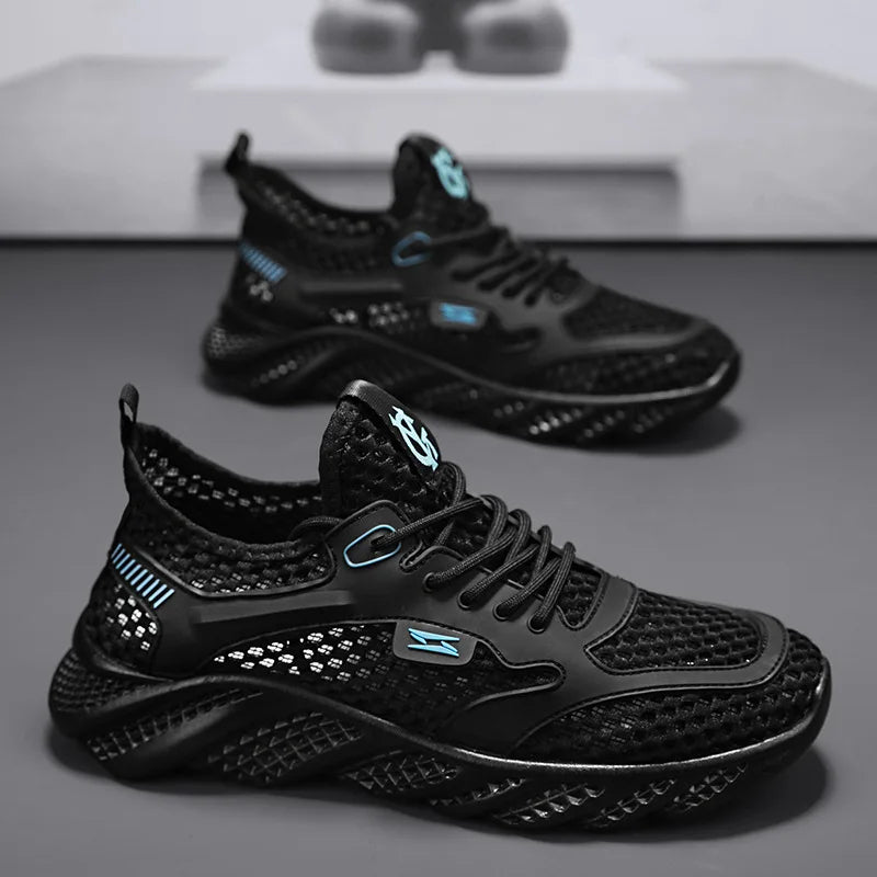 U FASHION™ NEW 2025 Outdoor Fishing Wading Shoes Summer Thin Breathable Mesh Hollowed Out Shoes for Men's Lightweight Sneakers Sports Running Shoes
