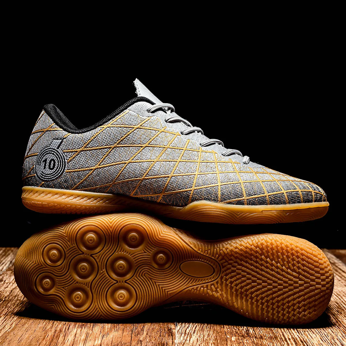 INDOOR™ Men Futsal Football Boots Indoor Football Boots Society Sports Cleats Casual Professional Training High Quality Football Shoes