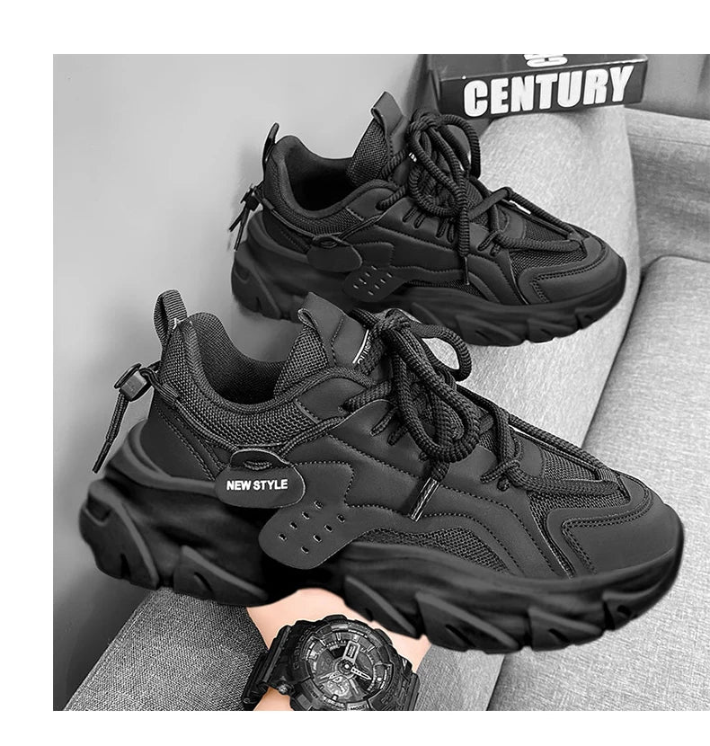 LETCOMFIT™| Men's Breathable Thick Soled Casual Shoes, Outdoor Sneakers for Running, Can Use During all Seasons