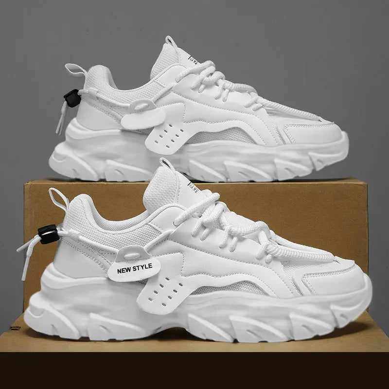 LETCOMFIT™| Men's Breathable Thick Soled Casual Shoes, Outdoor Sneakers for Running, Can Use During all Seasons