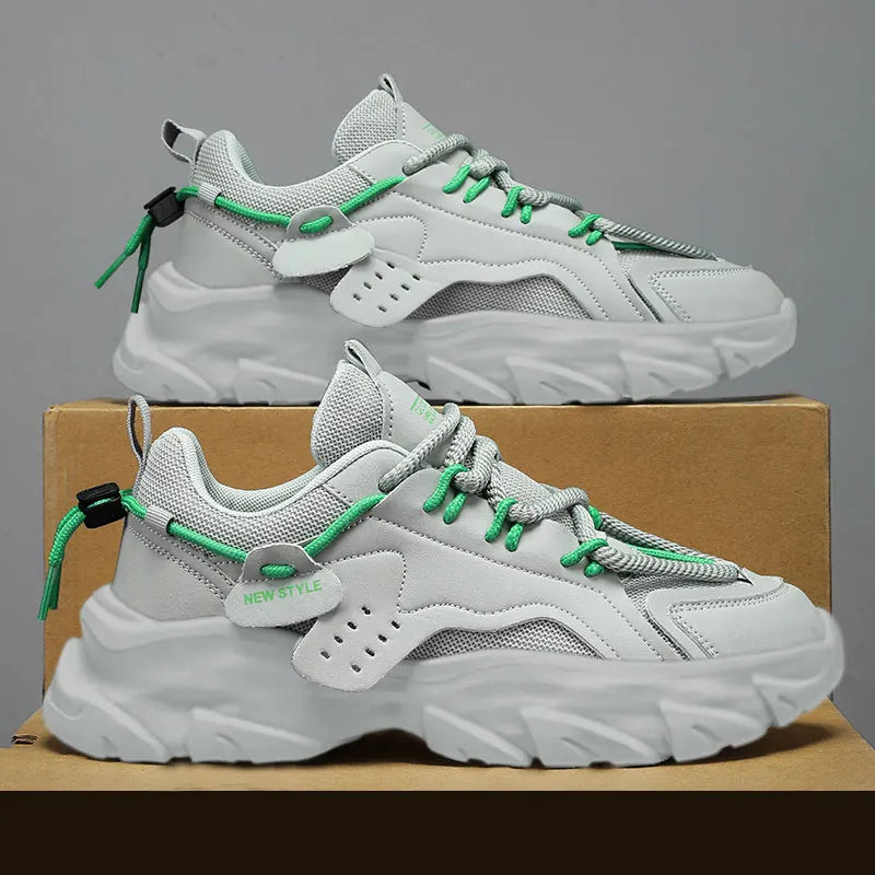 LETCOMFIT™| Men's Breathable Thick Soled Casual Shoes, Outdoor Sneakers for Running, Can Use During all Seasons