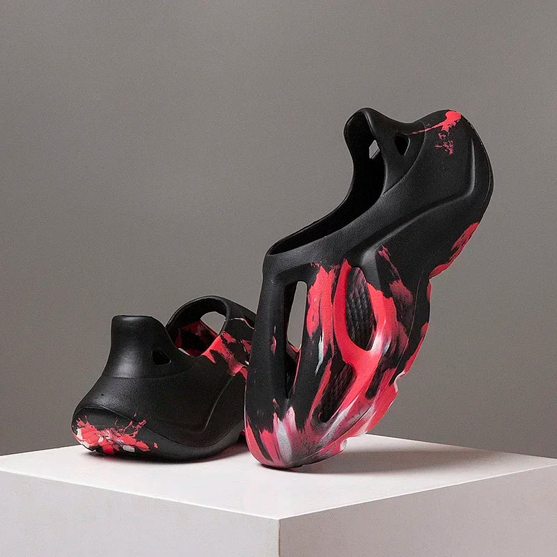 FLIPFLOP ™️Summe Men Women Slippers Camouflage Platform Outdoor Clogs Shoe Beach Sandals Male Soft EVA Indoor Home Slides Lover Flip Flops