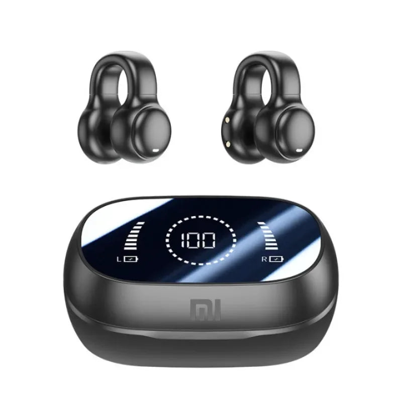 TURNIT UP HEASDPHONES™ Wireless Ear Clip Headphones Bluetooth 5.3 Ear Clip On Ear Gaming Headsets Noise Canceling Sport Earphones
