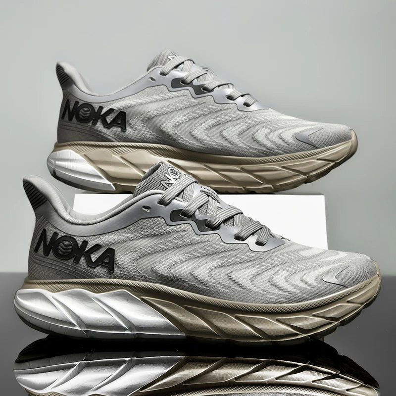 NOKA™ Men's Shoes Breathable Lightweight Running Shoes, Comfortable Outdoor Sports Casual Man Sneakers, Non-slip, Wear Resistant