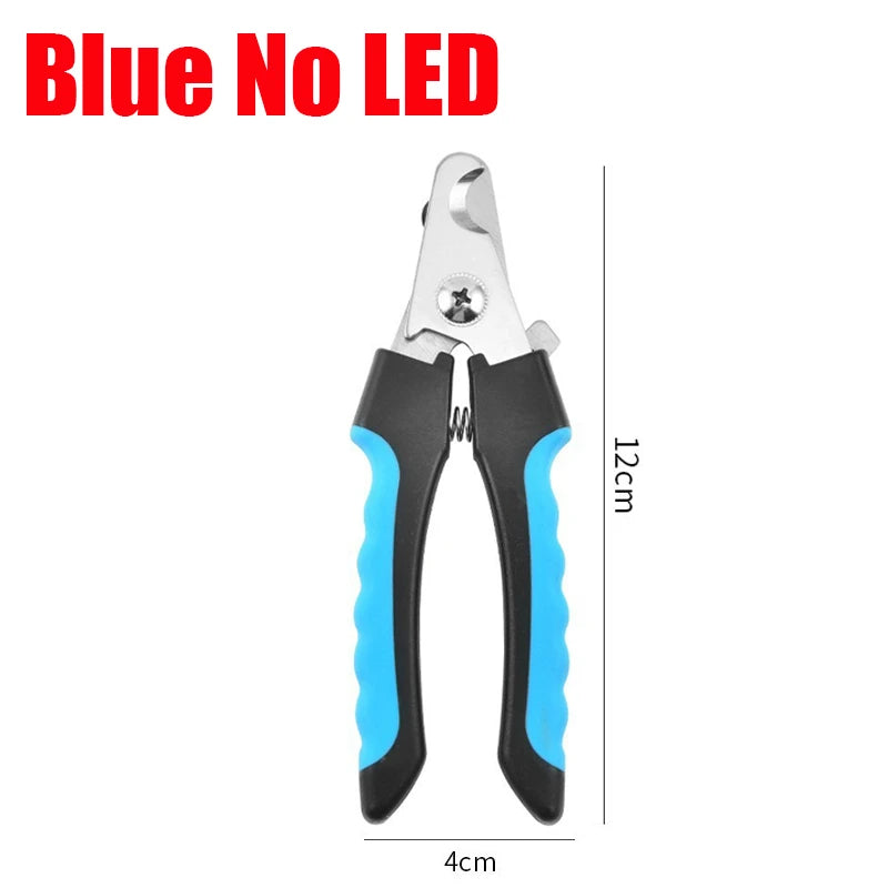 PURUCLIPPING™ LED Light Cat/Dog Nail Clipper, Professional Pet Claw Clipper/Trimmer with Safety Lock