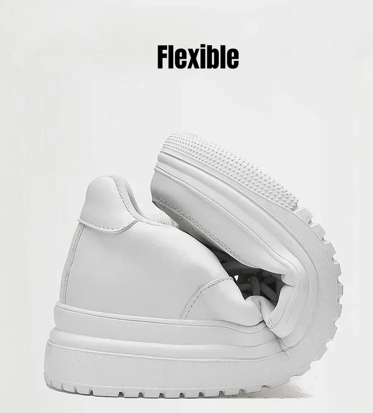 SHOIGHT™ | NEW Height Increasing Shoes for Men, 10cm, Invisible White Elevator Sneakers Perfect if You're Trying to Increase in Height