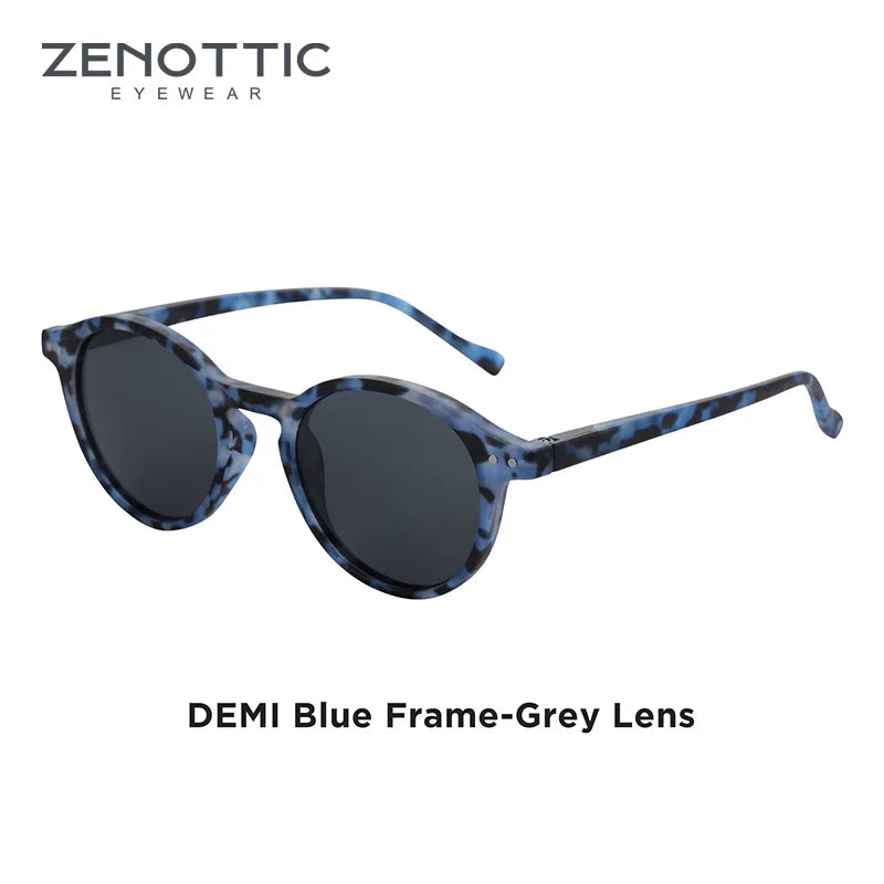 ZENOTTIC ™️ (S Size) Retro Circular Polarized Sunglasses 2025 Men/ Women Vintage Small Round Sunglasses UV400 Goggles Shades