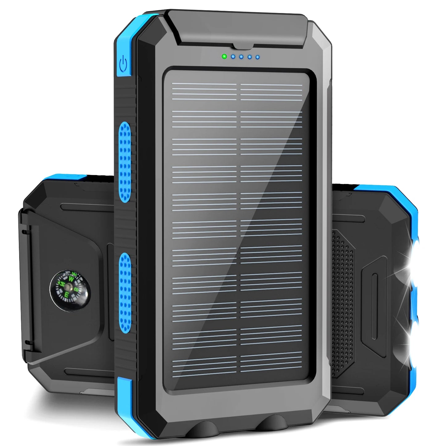 SOLUPUP™ |Waterproof Outdoor Solar Power Bank (38800mAh) Dual USB, for Outdoor Travel/Camping, Solar Mobile Phone Charger