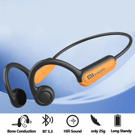 SONIC™ Xiaomi Mijia Real Bone Conduction Sport Headphone Wireless Earphone Bluetooth-Compatible Headset Hands-free with Mic for Running