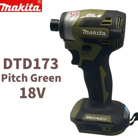 Speed ™ Makita 18V LXT Cordless Impact Driver DTD173 Brushless Electric Drill Screwdriver Wood/Bolt/T1/T2-Mode Twin LED Light 180 N·m Po